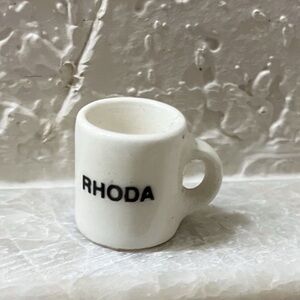 Rhoda Miniature White Mug
